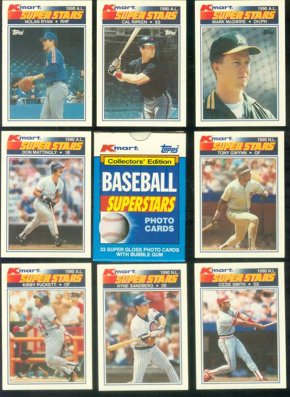 K-mart: 1990 'baseball Superstars' - Dealer Box (24) Complete Factory Set