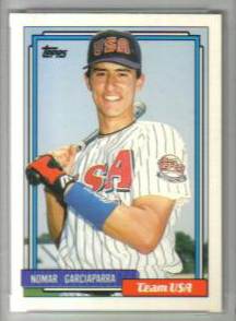 Nomar Garciaparra - 1992 Topps Traded #39T USA ROOKIE (Red Sox)