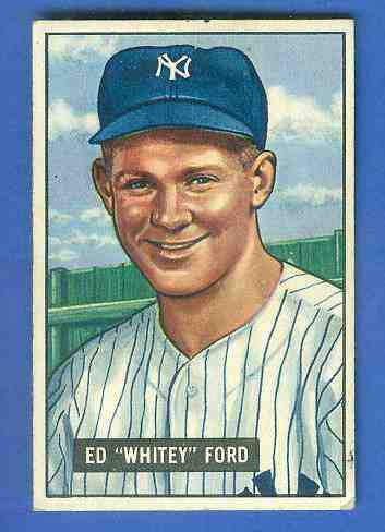 Whitey ford yankees baseball card #6