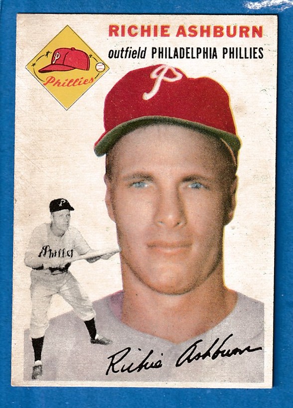 1954 Topps #104 Mike Sandlock Philadelphia Phillies Baseball Card — RSA