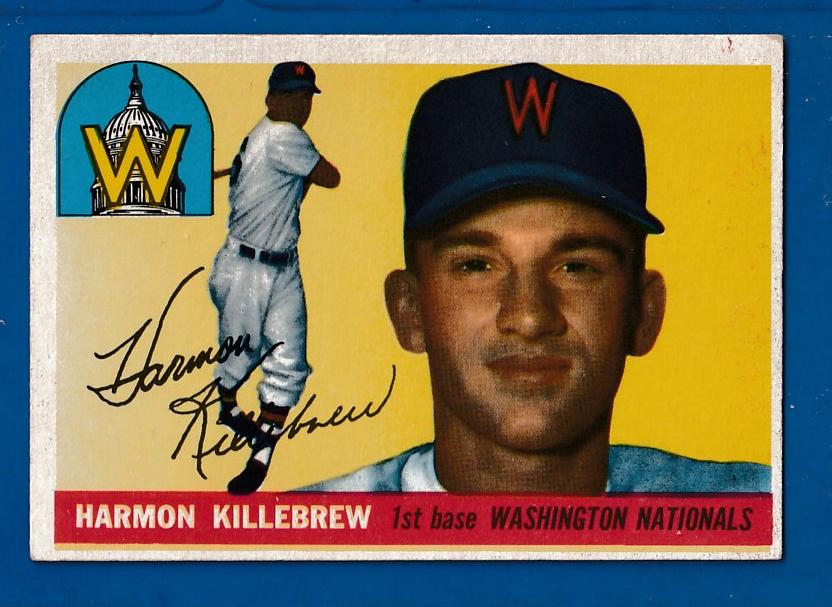 1955 Topps #124 Harmon Killebrew ROOKIE [#r] (Senators)