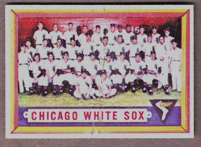 1957 Topps #329 White Sox TEAM card SCARCE MID SERIES Baseball cards value