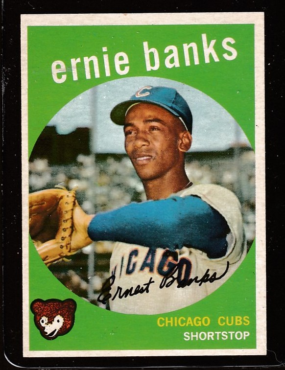 1965 Topps #510 Ernie Banks Chicago Cubs Baseball Card EX