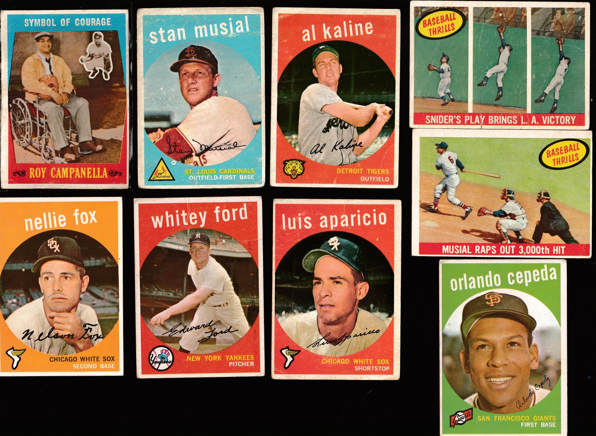 1956 Topps #292 Luis Aparicio HOF RC White Sox PSA 3 VG 364
