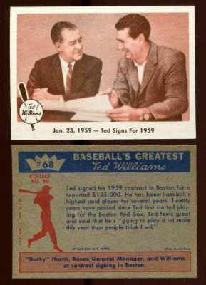 1959 Fleer Ted Williams Box