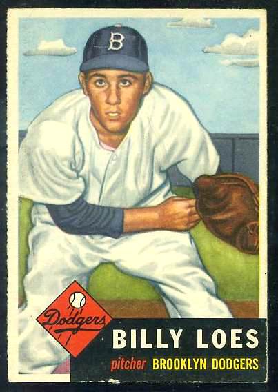 1953 Topps #174 Billy Loes (Brooklyn Dodgers)