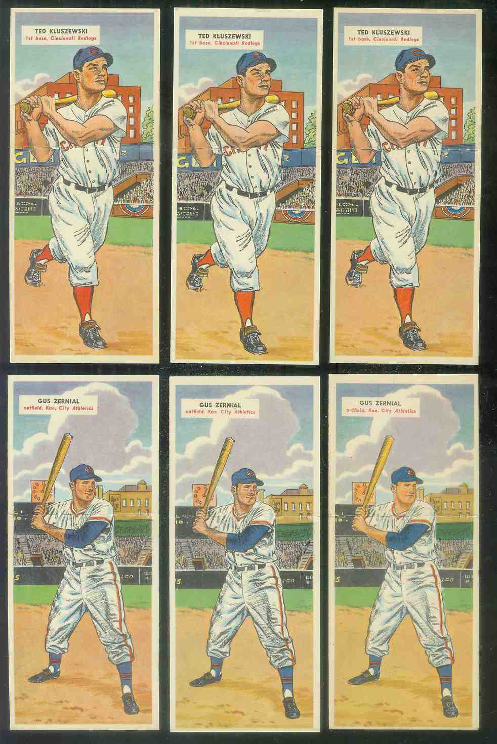 1955 Topps #120 Ted Kluszewski Cincinnati Redlegs Baseball