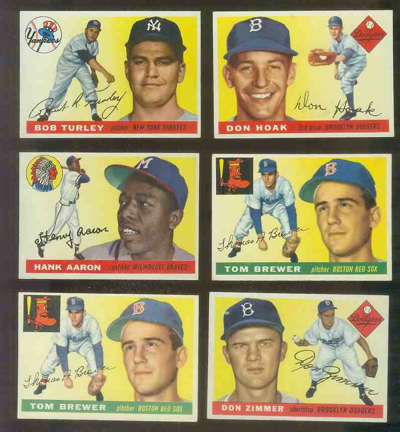  1955 Topps # 40 Don Hoak Brooklyn Dodgers (Baseball Card) EX/MT  Dodgers : Collectibles & Fine Art