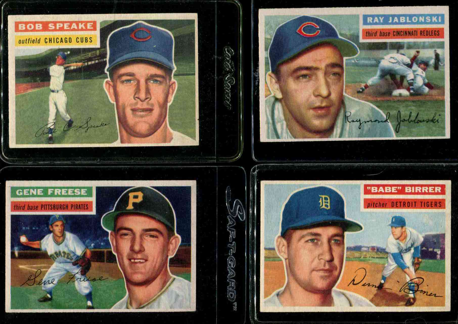 Lot of (18) 1956 Topps Baseball Cards With #101 Roy Campanella, #226 New  York Giants Team Card, #257 Bobby Thomson, #208 Elston Howard