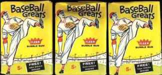 1960 Fleer Baseball Packs