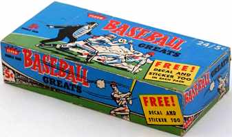 1961 Fleer Baseball Box