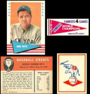 1961 Fleer Baseball Greats