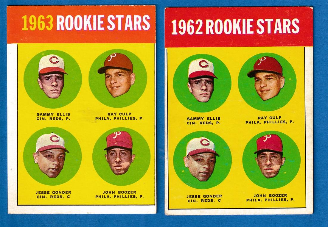 1963 Topps #544 Rookie Stars/Duke Carmel/Bill Haas RC/Rusty Staub RC/Dick  Phillips RC - Stock Photo, A scan of the actuall card will be posted when  we have time - EX-MT