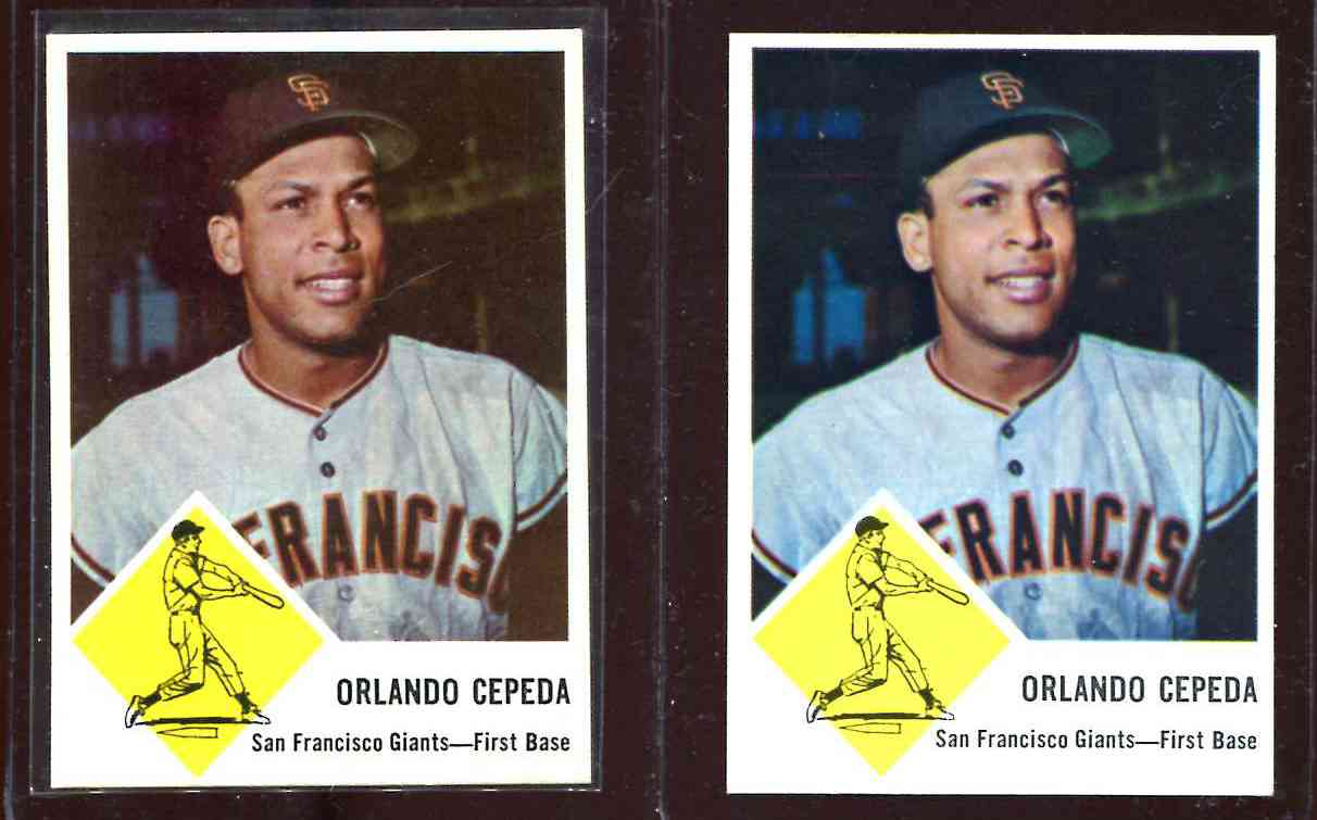 Top Orlando Cepeda Baseball Cards, Vintage, Rookies, Autographs, Insert