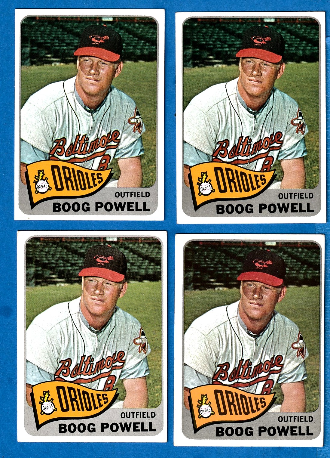 1965 Topps #560 Boog Powell SHORT PRINT [#] (Orioles)