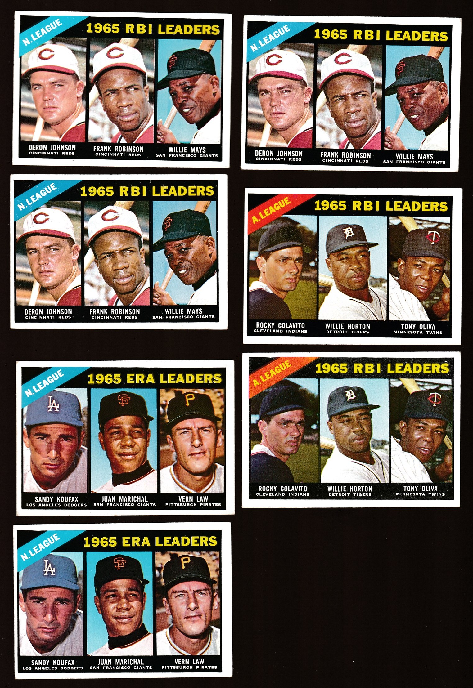 Lot of (30) 1966 Topps Baseball Cards with #69 Ken Hamlin, #77 John Orsino,  #78 Frank Linzy, #83 Albie Pearson, #221 NL ERA Leaders / Sandy Koufax / Juan  Marichal / Vern Law