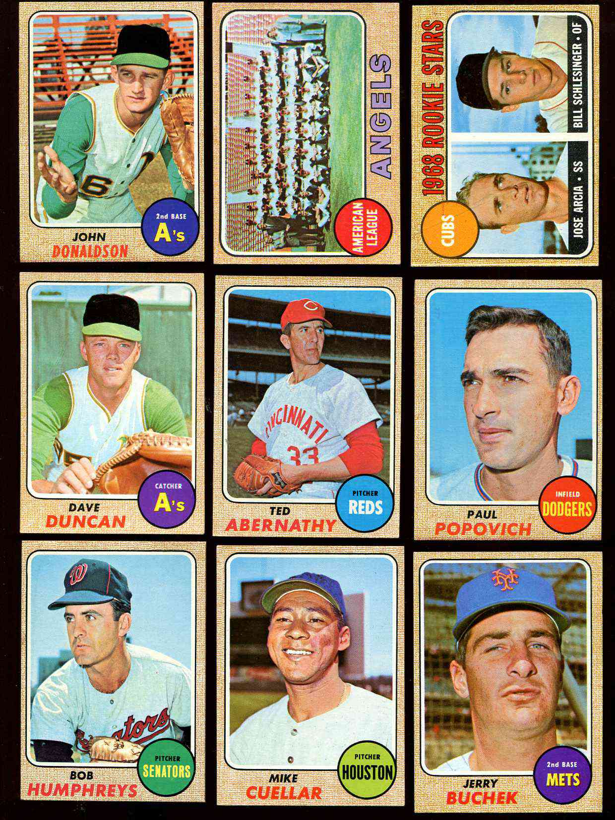 Ed Charles: (1967-1969 New York Mets) 1968 Topps baseball card