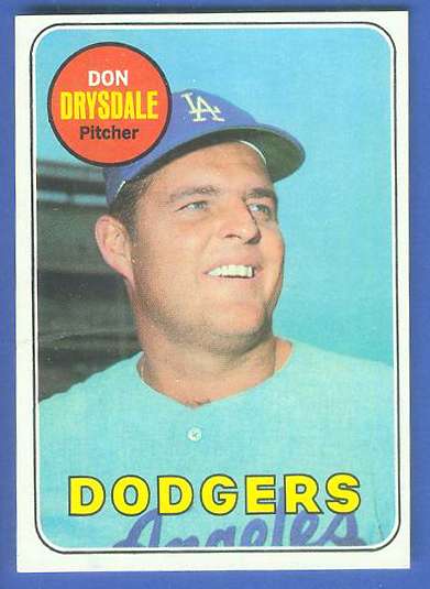 1969 Topps MLB #9 Pitching Leaders Card
