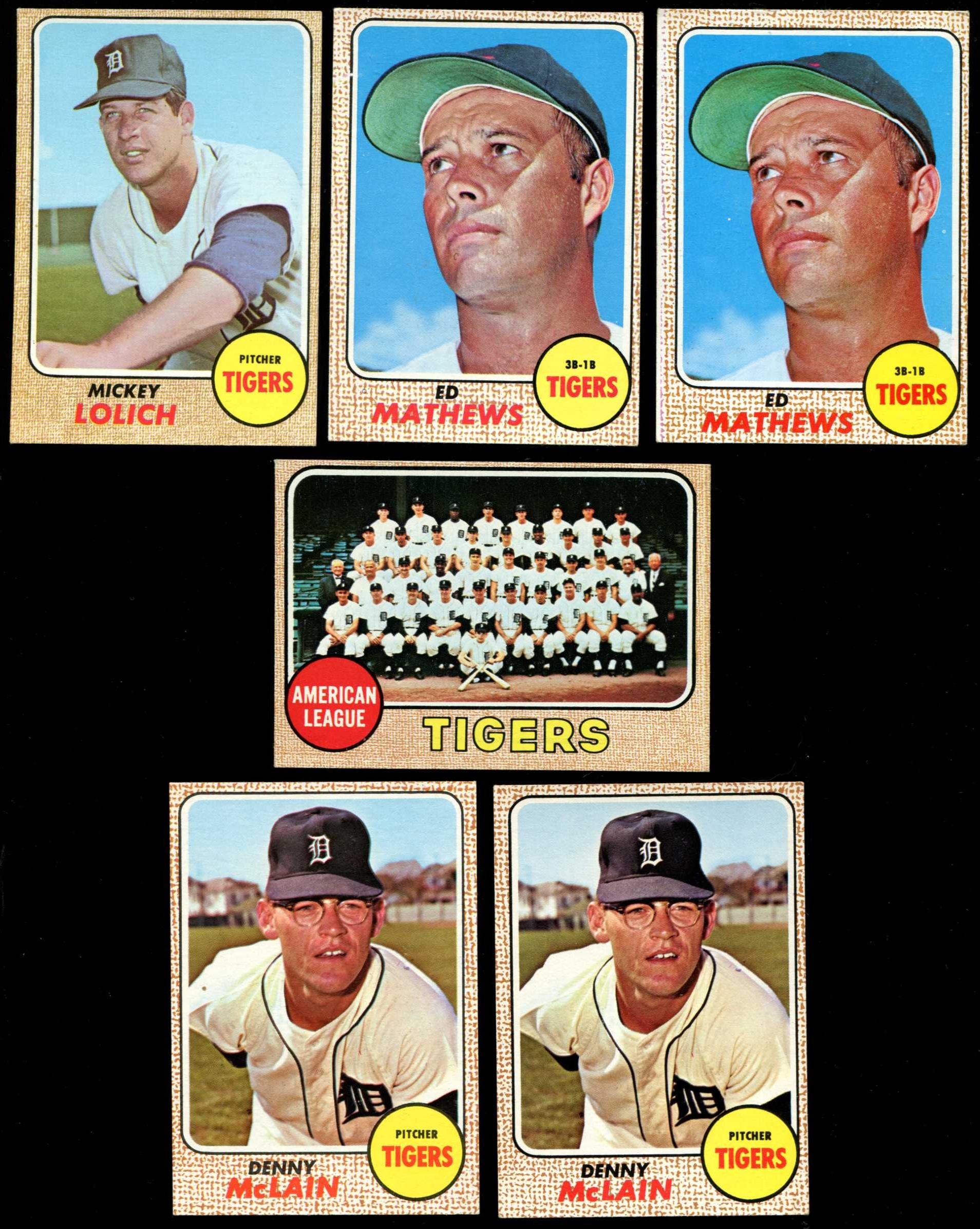 1968 Topps #414 Mickey Lolich (Tigers)