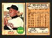 Willie Mays - 1968 Topps VENEZUELAN #50 (Giants)