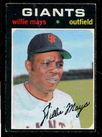 1971 O-Pee-Chee/OPC #600 Willie Mays #esc (Giants)