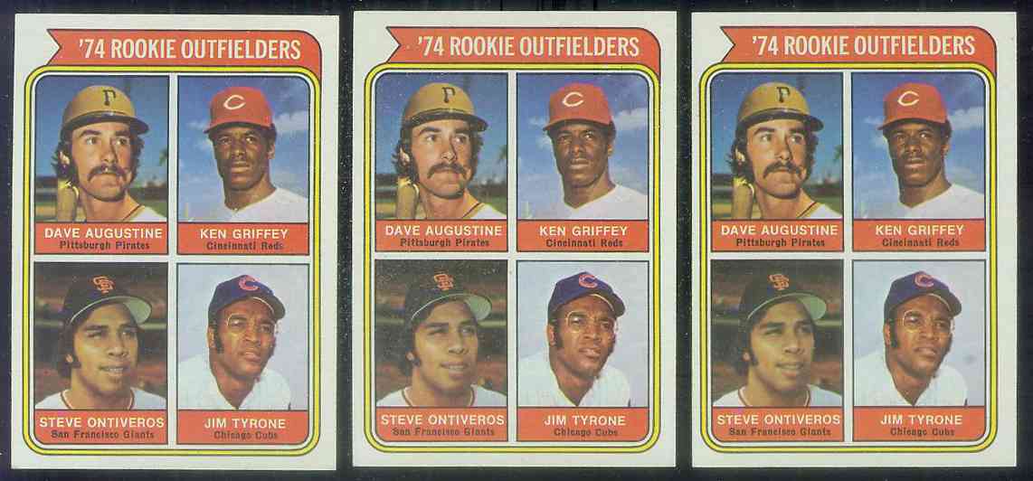 Lot Of (4) 1974 Topps Baseball Cards With (2) #100 Wille Stargell & (2)  #252 Dave Parker