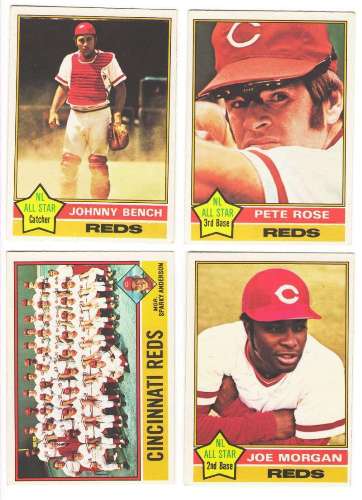 Pete Rose Topps 125 Cincinnati Reds Baseball MLB Card