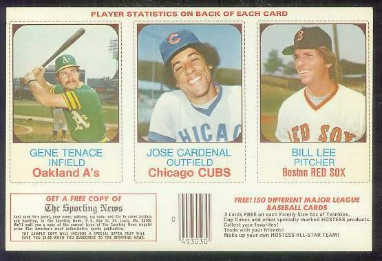 Hostess Card Of The Week: 1975 Rico Petrocelli