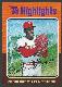 1975 Topps MINI #  3 Bob Gibson RB '3,000th Strikeout' (Cardinals)