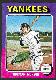 1975 Topps MINI # 20 Thurman Munson (Yankees)