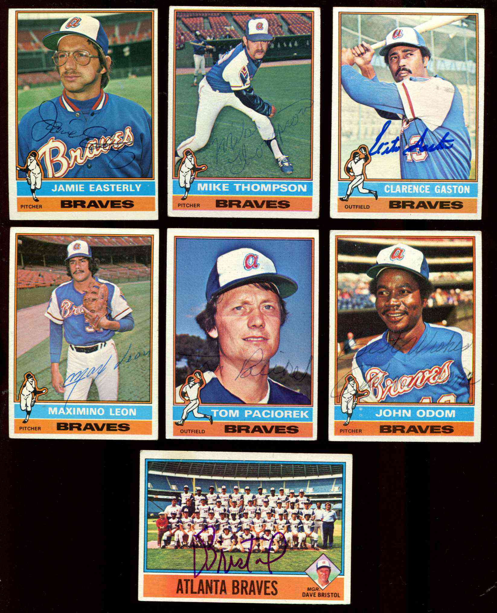 1976 Topps Braves Team Checklist Baseball Card #631 at 's Sports  Collectibles Store
