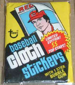 1977 Topps Cloth Baseball Cards Wax Pack Available with Vintage Breaks