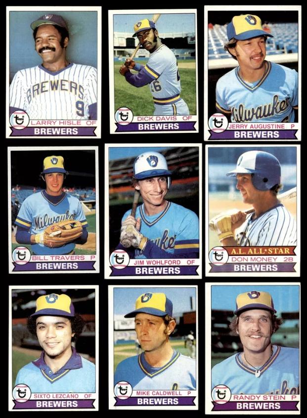  Brewers Team Lot - 1979 Topps - Lot of (450+) assorted Baseball cards value