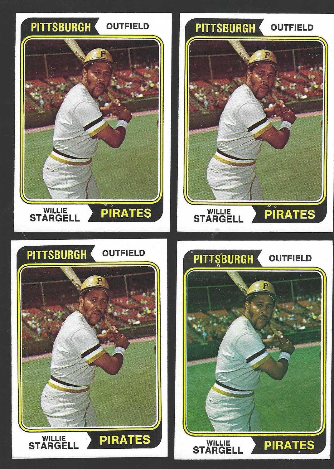 1974 Topps #100 Willie Stargell [#] (Pirates,HOF) Baseball cards value