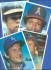  1980-81 Topps Supers - Lot of (4) different George Brett & Rod Carew