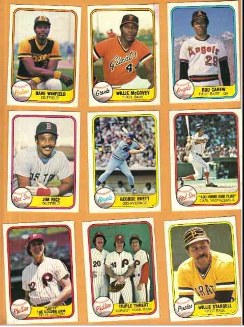  1981 Fleer Texas Rangers Team Set with Fergie Jenkins & Buddy  Bell - 21 MLB Cards : Collectibles & Fine Art