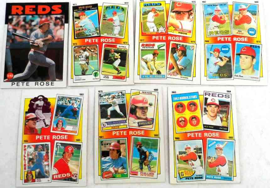 Howard Johnson Lot of 6 Baseball Cards 1986 Topps #751