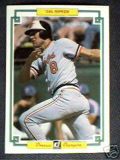 75 BASEBALL – tagged 1984 DONRUSS CHAMPIONS OVERSIZED CARD #32