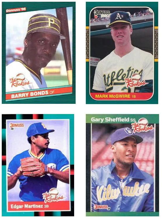 1986 +1987+1988 Donruss 'The ROOKIES' - (3) Complete SETs (168 cards) Baseball cards value