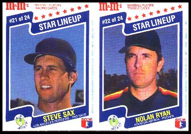 Steve Garvey 1987 M&M's Star Lineup Series Mint Card #20