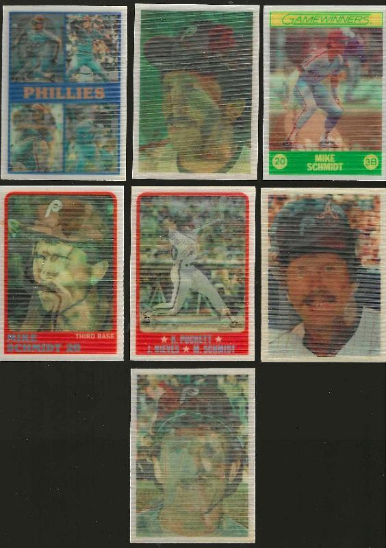 Mike Schmidt -  SPORTFLICS Collection - Lot of (11) different [1986-1989] Baseball cards value