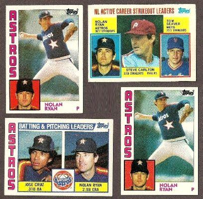 Nolan Ryan - 1984 Topps TIFFANY #470 (Astros) Baseball cards value