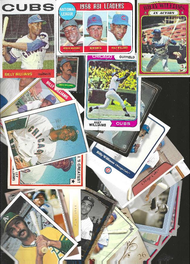 Billy Williams - Lot of (26) different (1964-2005) (Cubs) Baseball cards value