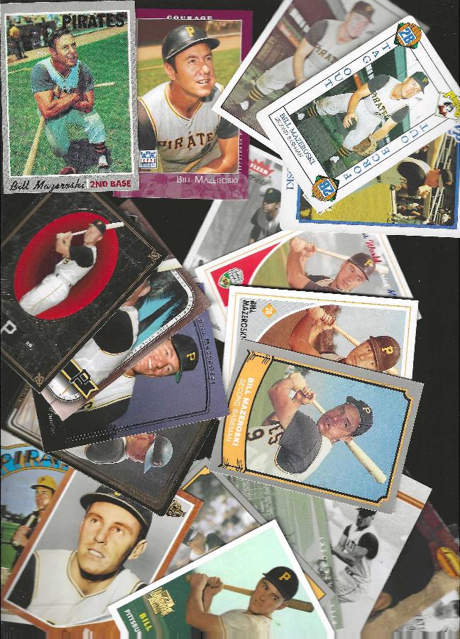 Bill Mazeroski - Lot of (28) w/(21) different (Pirates) Baseball cards value