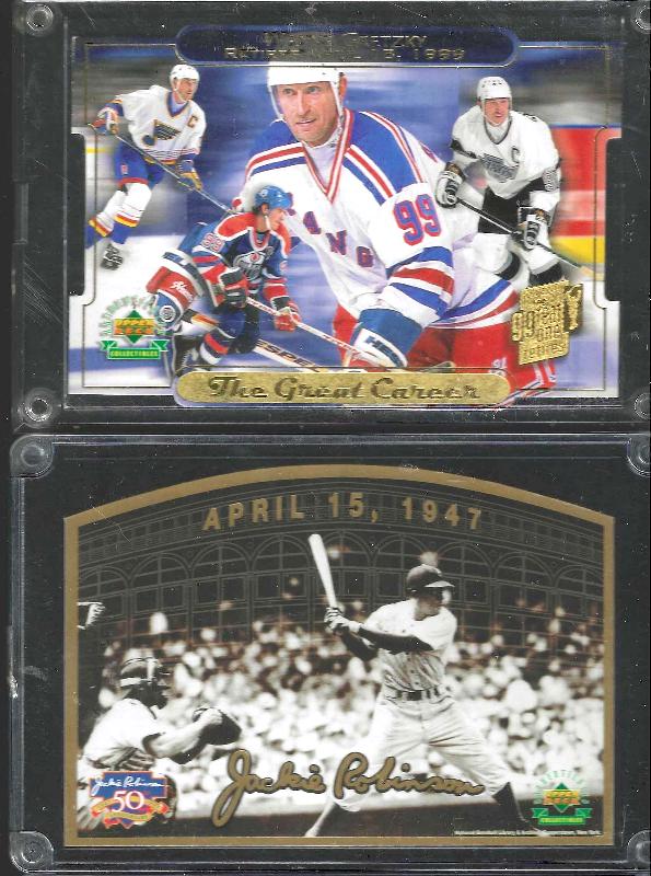 Wayne Gretzky - 1999 UDA - Retires April 18,1999 -LIMITED EDITION Jumbo 3x5 Baseball cards value