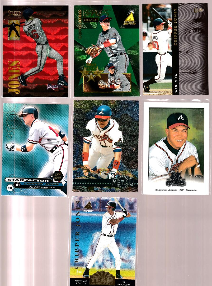 Chipper Jones 2000 Topps Baseball Large Card Braves