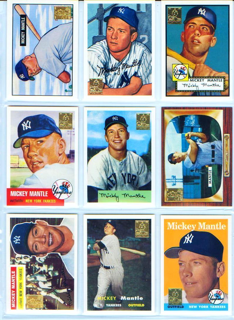 1996 Topps Mickey Mantle  - Starter Set/Lot of (12) different Baseball cards value