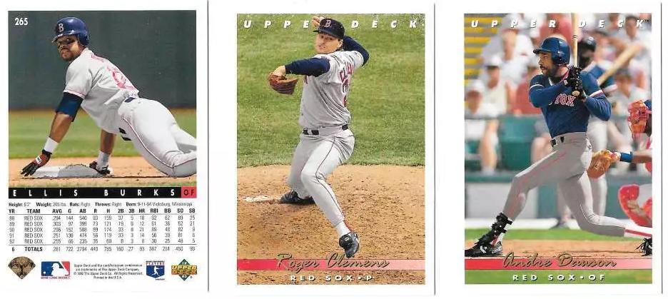  Red Sox - 1993 Upper Deck GOLD HOLOGRAM - Complete TEAM SET (25 cards) Baseball cards value