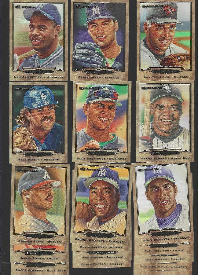 1998 Donruss DIAMOND KINGS ROOKIES - COMPLETE SET [#/10000] (12 cards) Baseball cards value