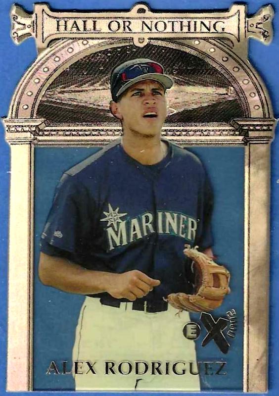 Alex Rodriguez - 1997 E-X2000 Hall or Nothing #9 [VAR:GOLD] (Mariners) Baseball cards value